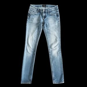 Rerock for Express vintage Streetware Light Blue Jeans skinny 2R size 2 #899
